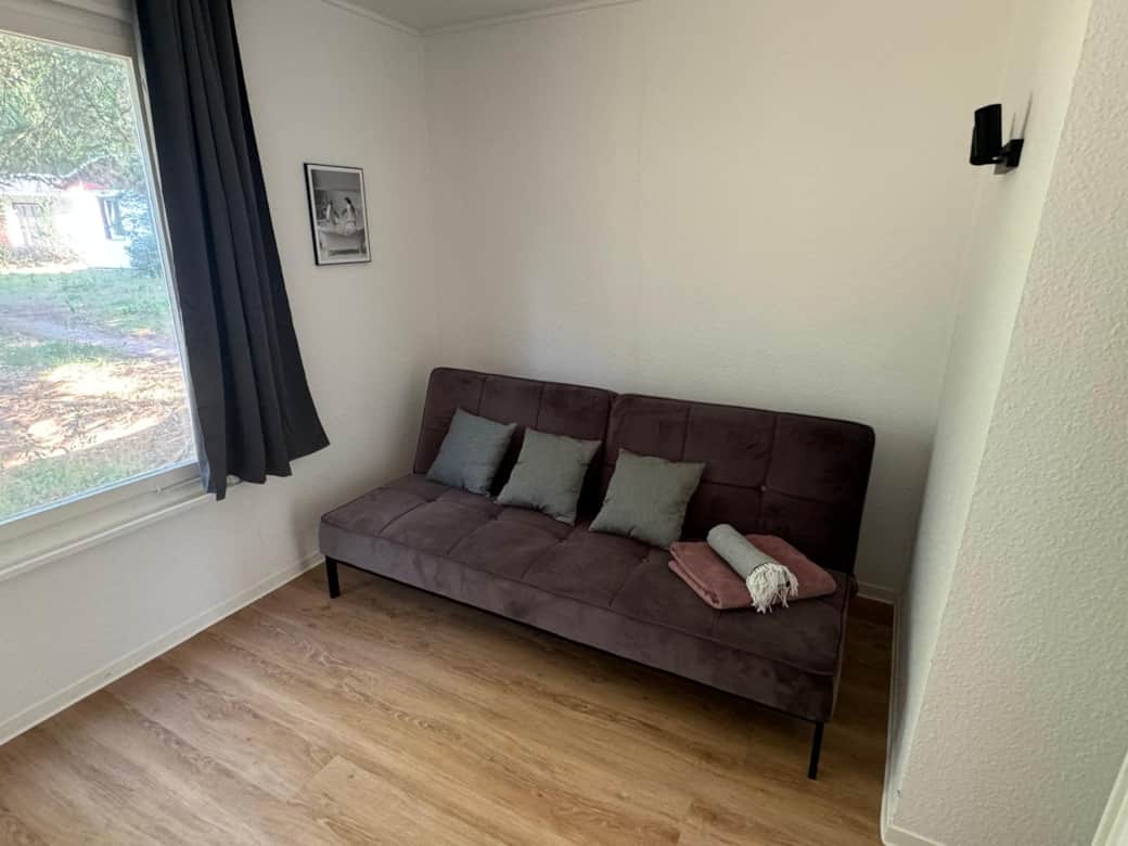 Schlafcouch im Schlafzimmer