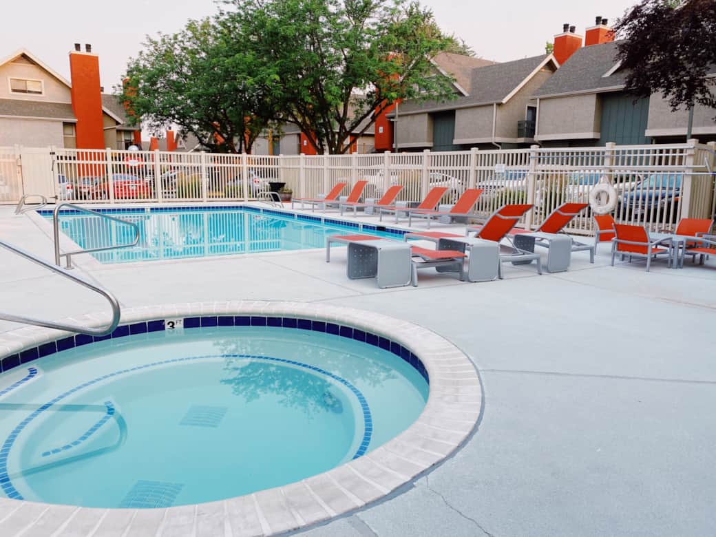Relax & Unwind. Pool is now closed for the winter but hot tub is open year-round