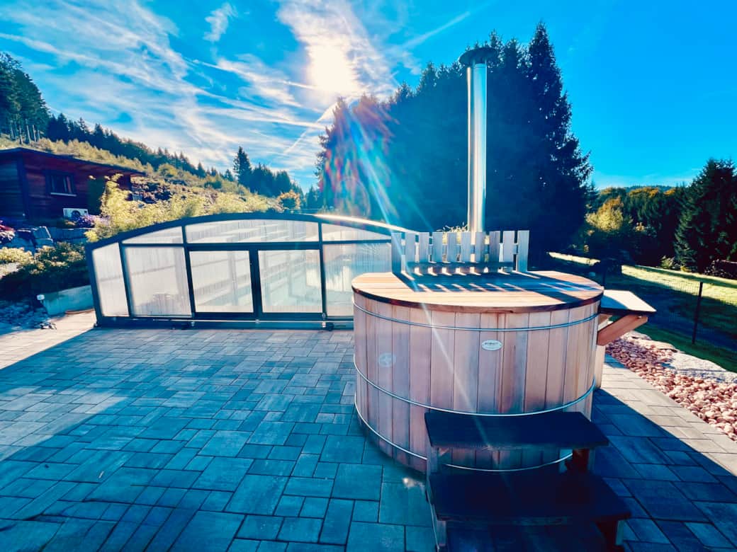 Piscine et bain finlandais