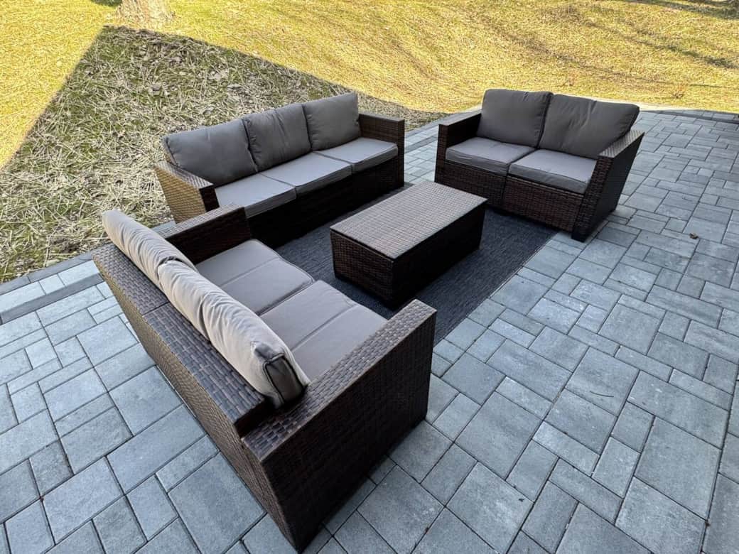 Relax and enjoy lounge area on the patio area! Glass of wine in order?