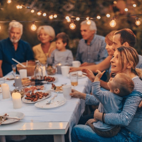 Group of friends enjoying the 5-Crystal Paradiski comfort at Chalet Dakota, a testament to a perfect ski holiday