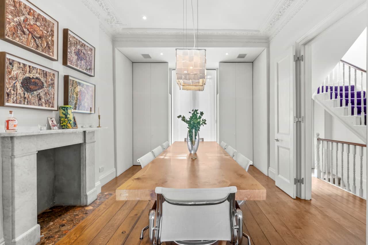 Spacious Dining Room  Opening  Onto Garden