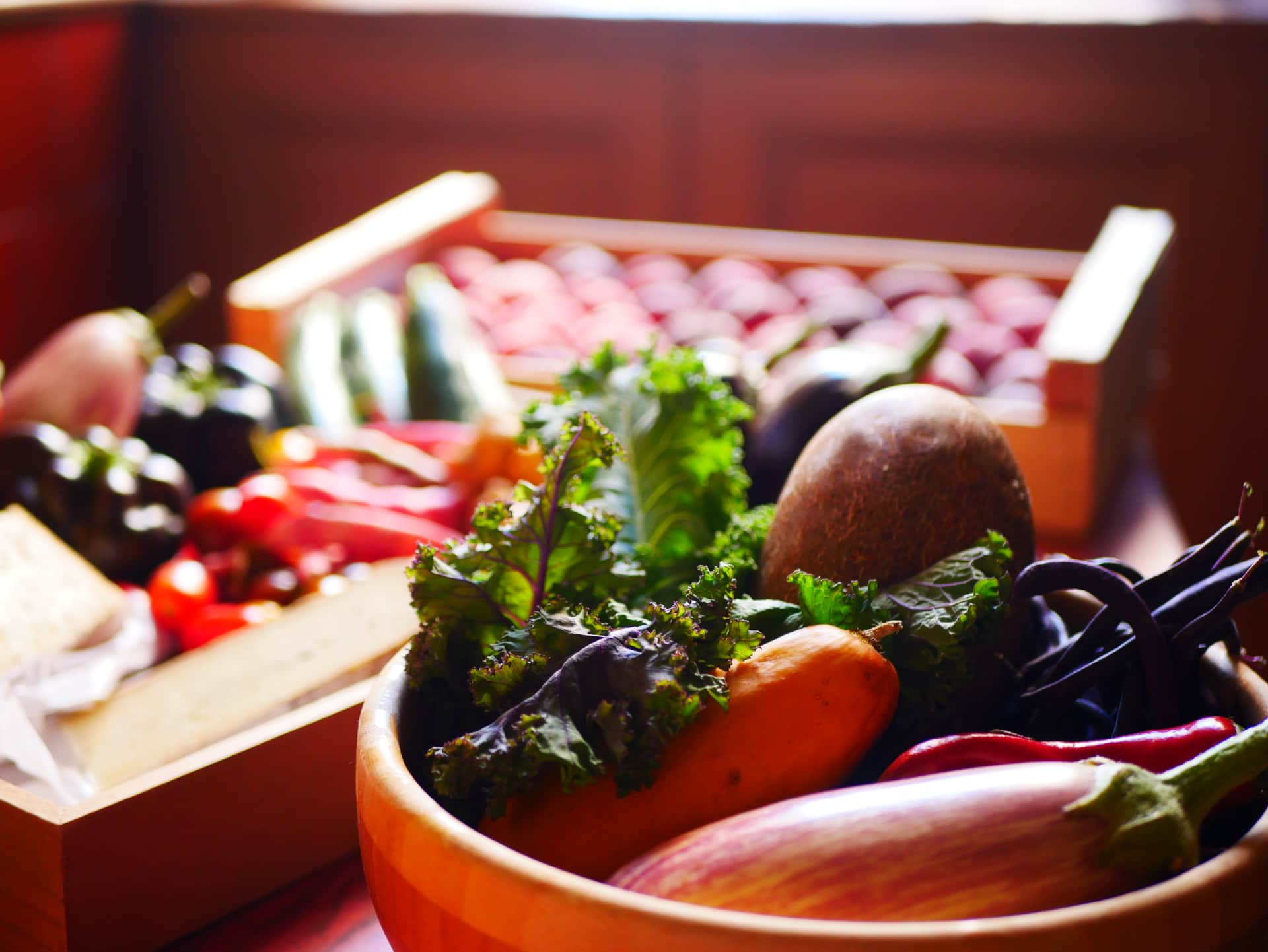 Légumes d'été du marché d'Annonay