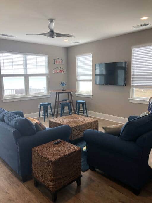 Baileys Blue Ocean view Top view of Atlantic Beach 
