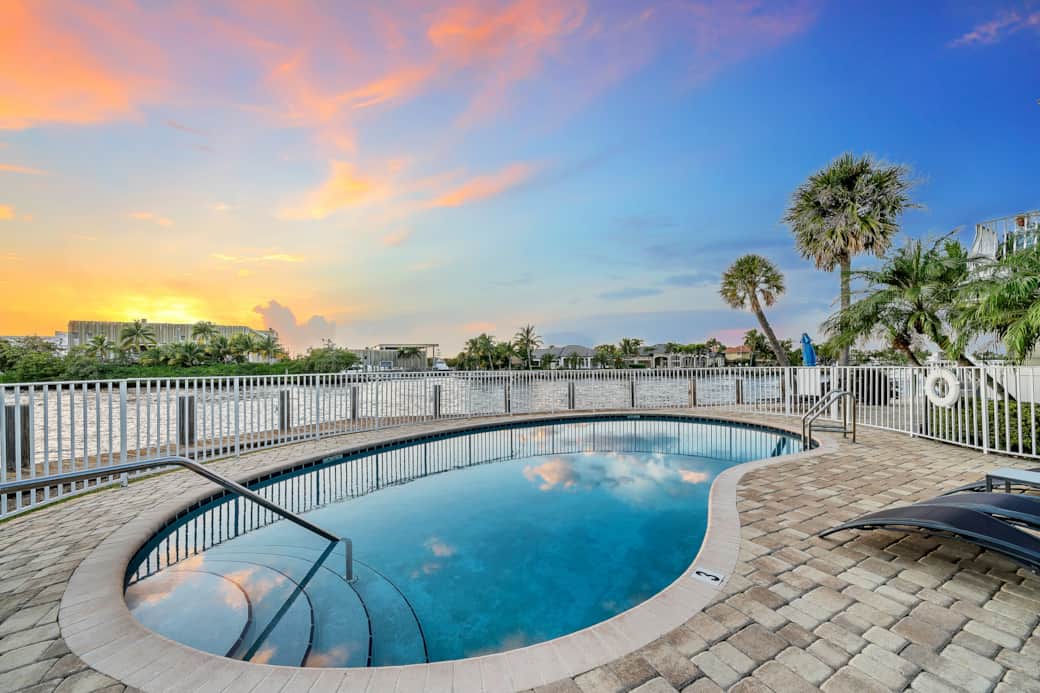 Pool sunsets