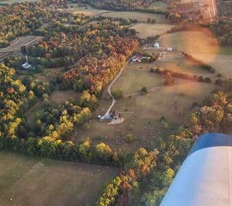 Aerial view of property.