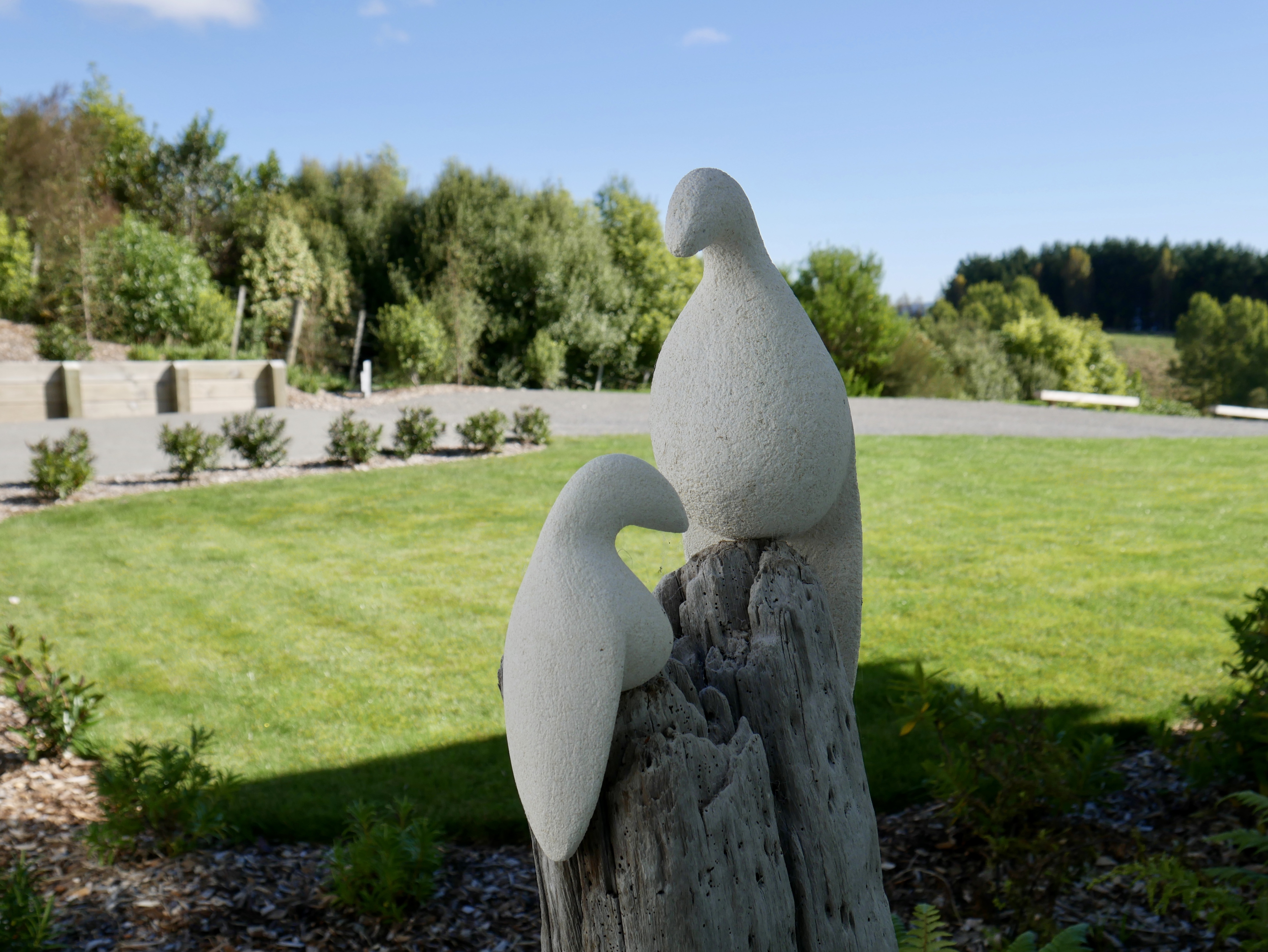 Aston Road Villa Garden art by local Artist 