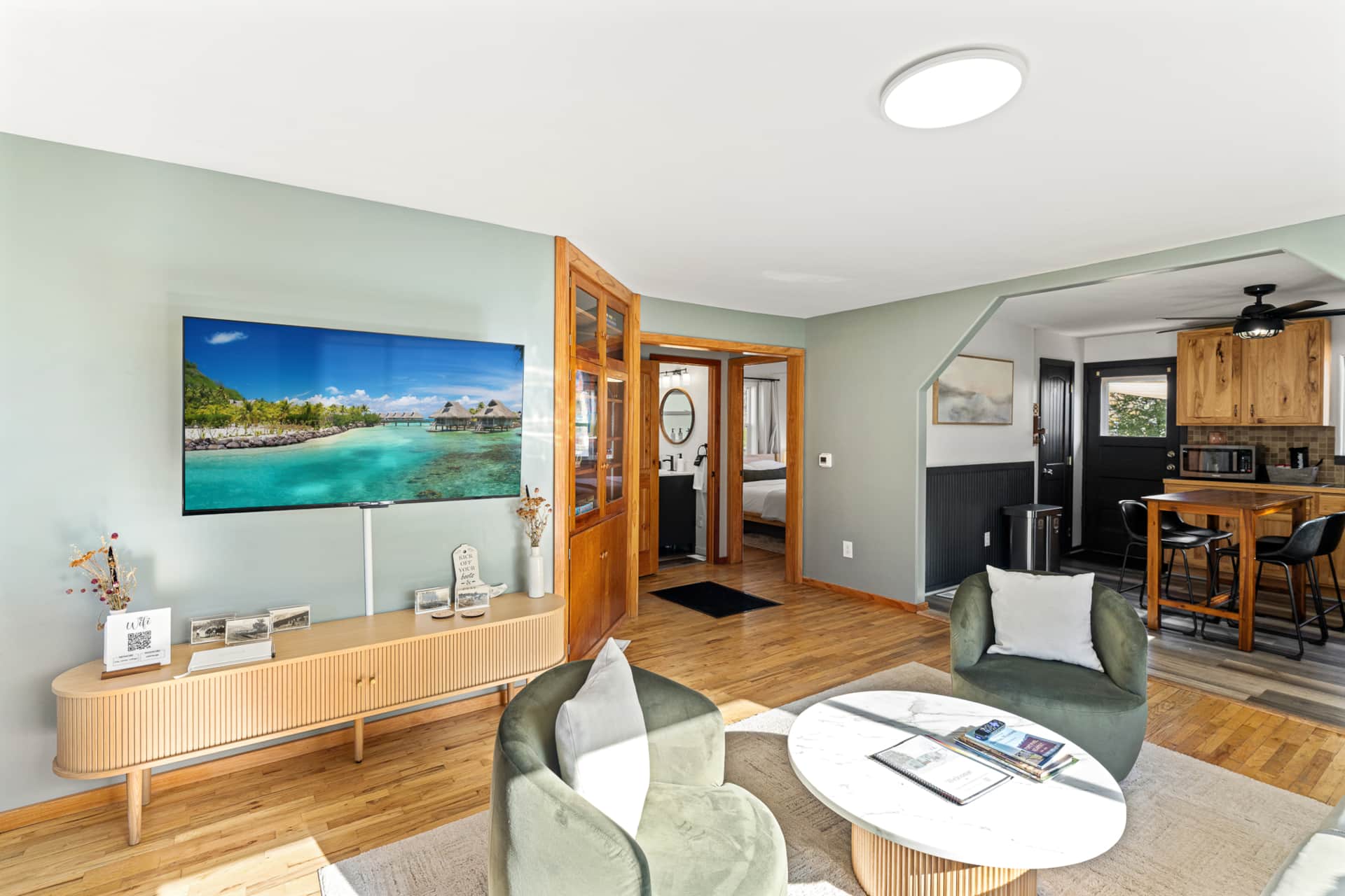 Cedar and Sage House living room detail