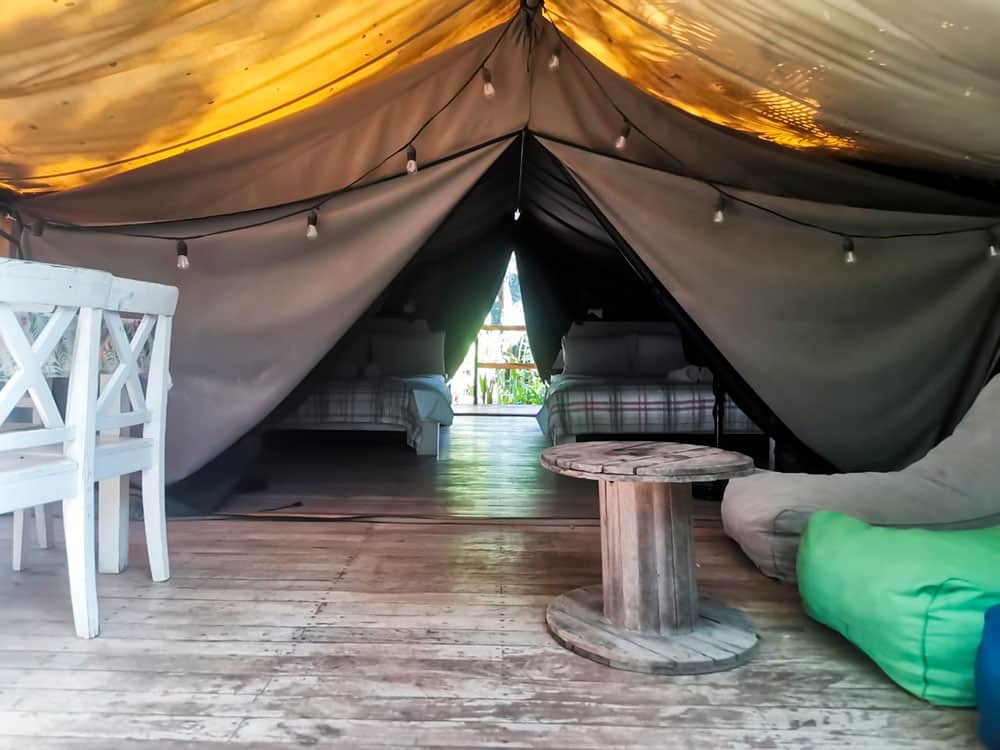 Glamping costa rica flor y bambu playa grande tienda amapola 5