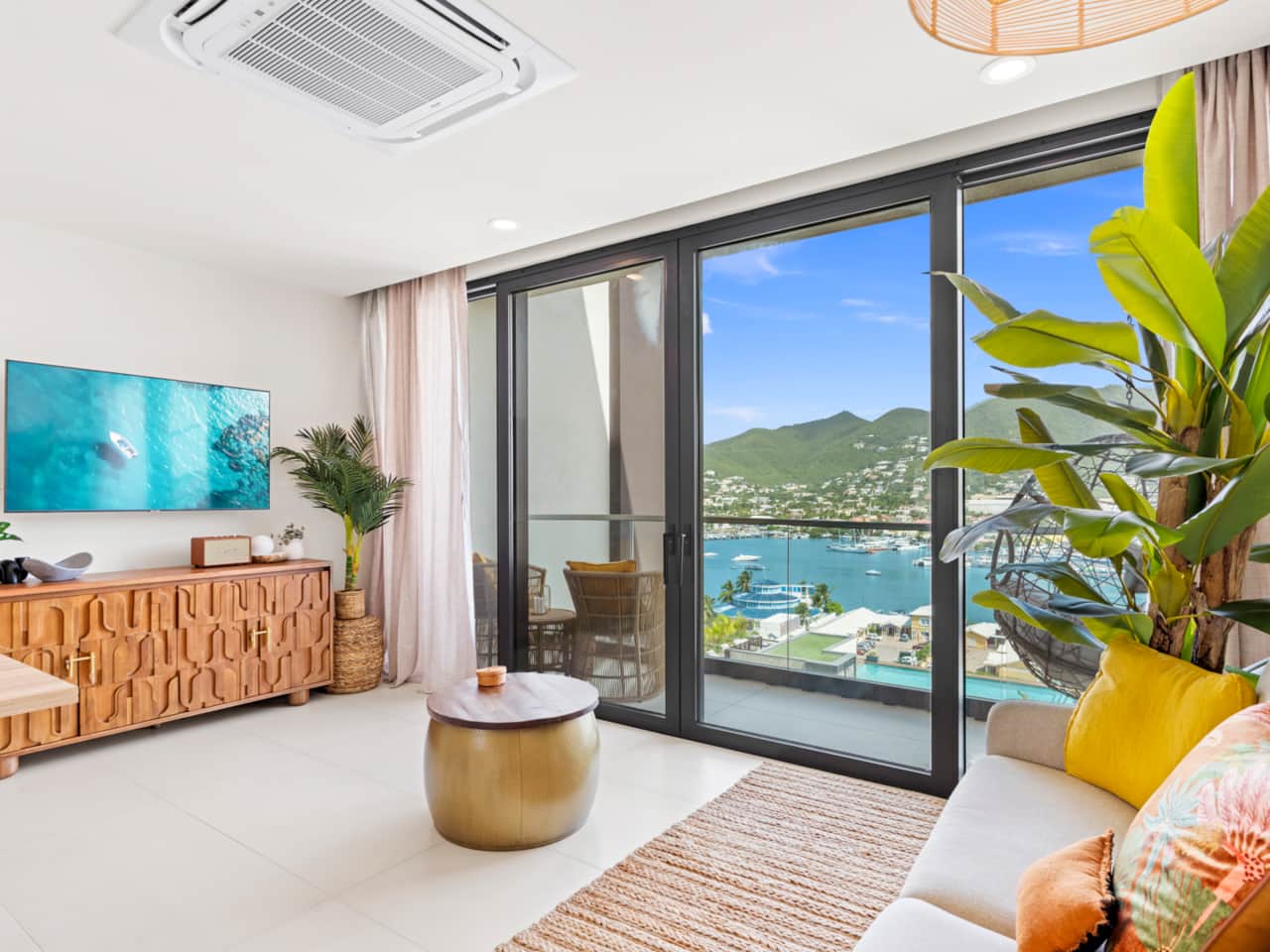 Living area with view