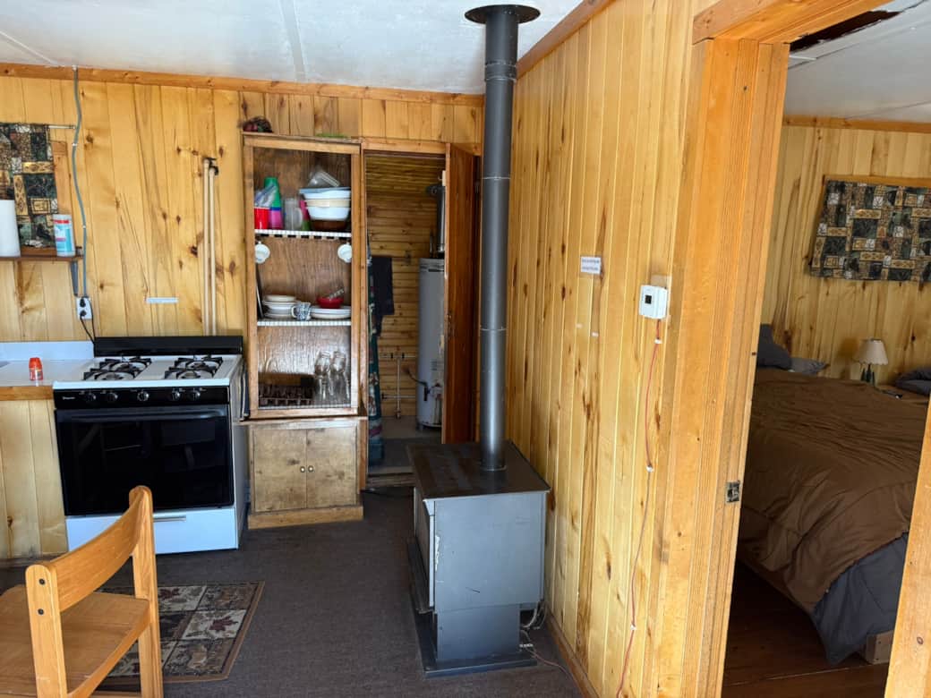 Bathroom entry from kitchen Bathroom entry from kitchen