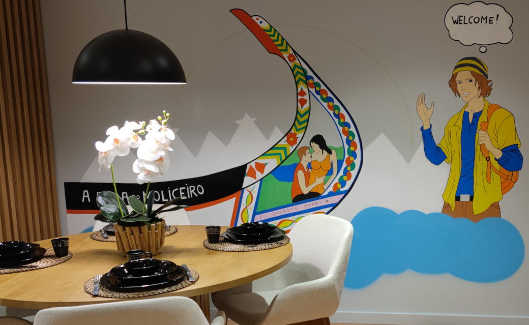A Proa do Moliceiro welcome wall art.