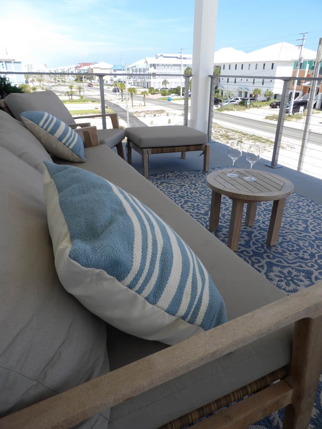 3rd Floor Expansive Balcony featuring Gulf Water Views