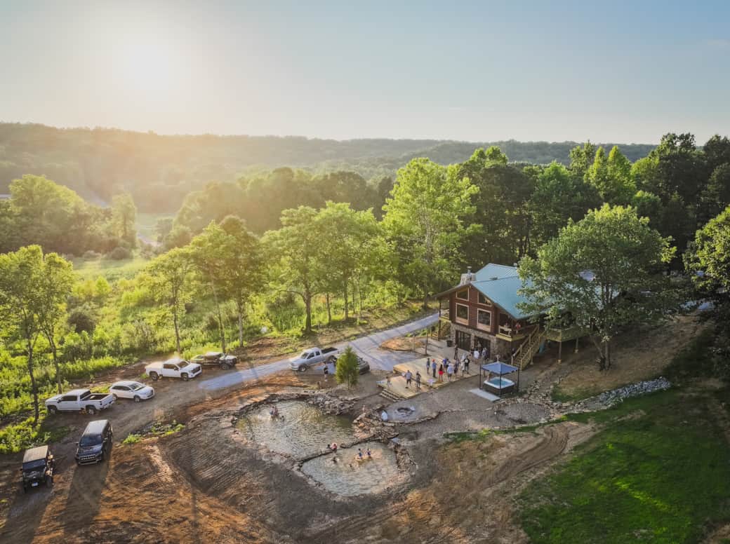 Bordering Shawnee National Forest