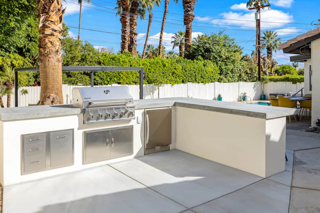 New Outdoor Kitchen