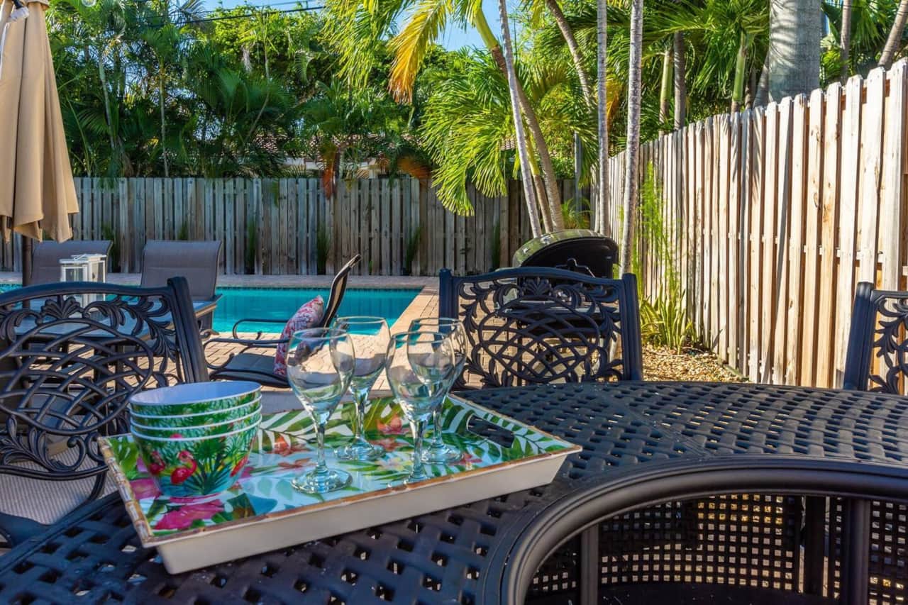 Pool area