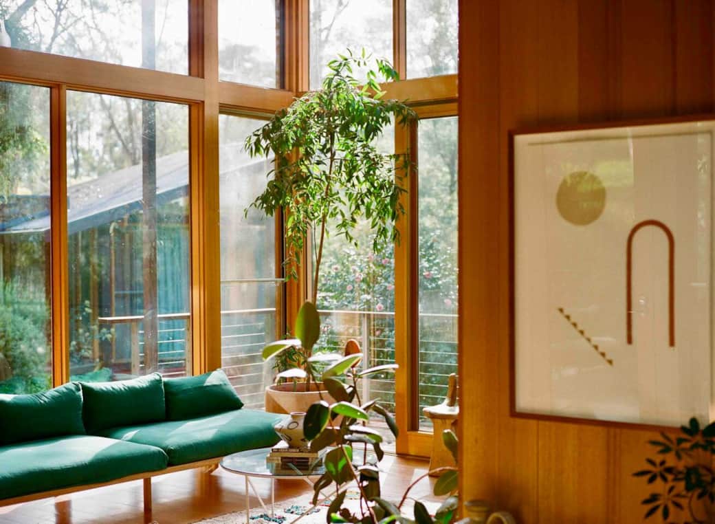 Sunroom entryway. Sunroom entryway.