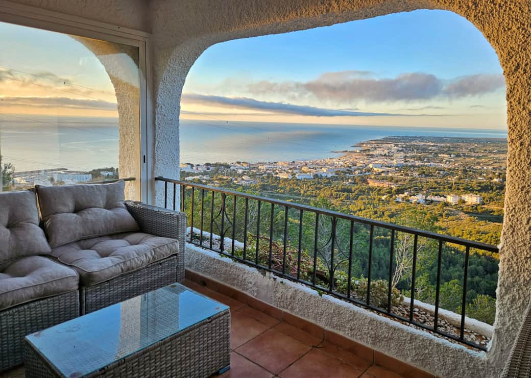 Breizas Main House Balcony overlooking Costa del Azahar