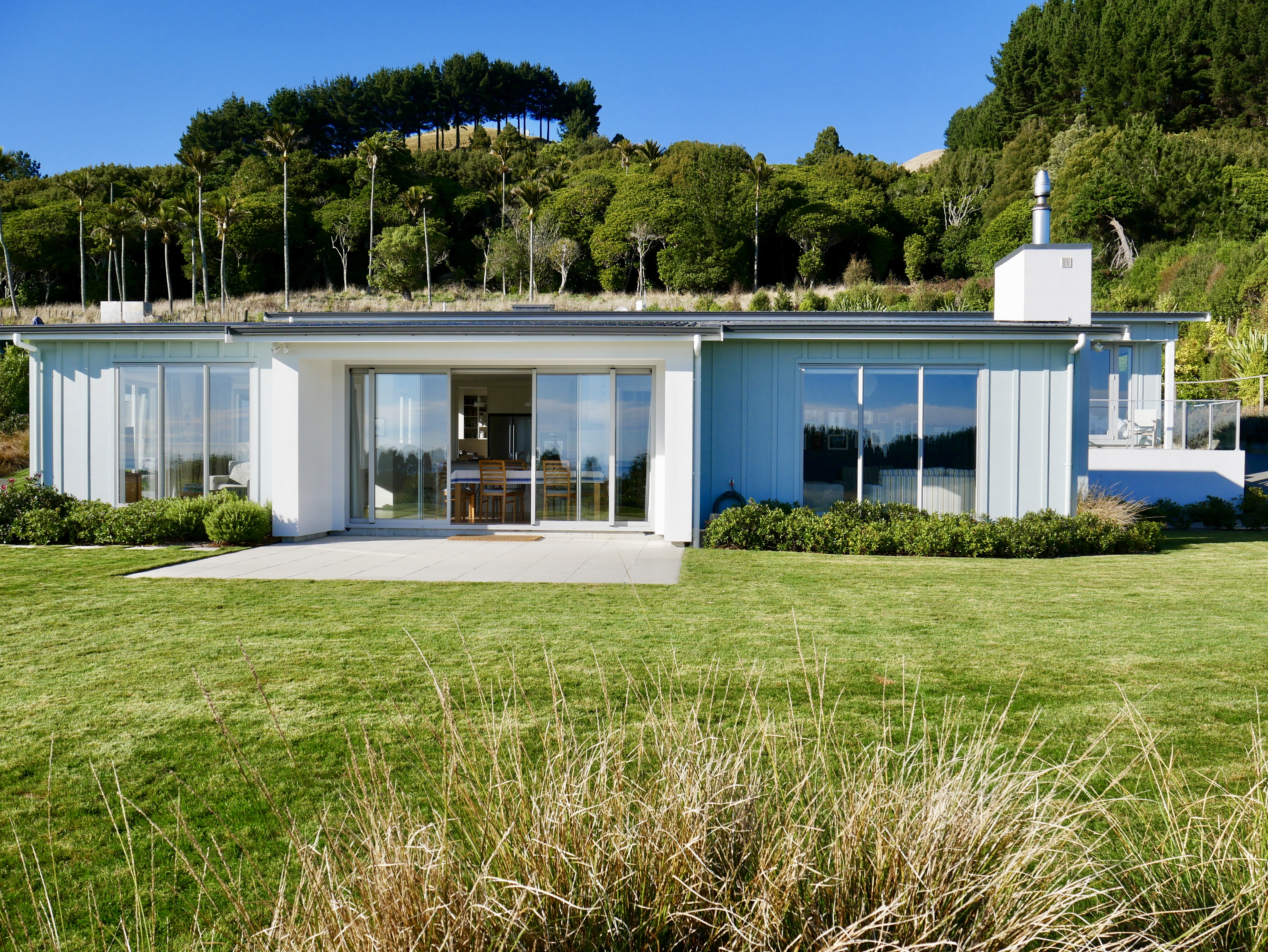 Aston Road Villa main house with Guest wing at the back right