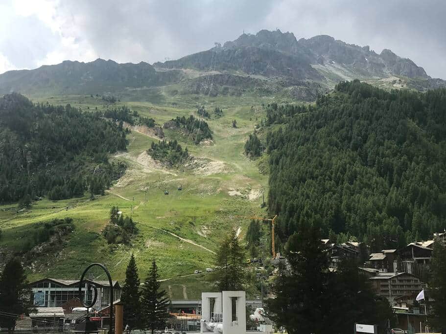 Vue depuis le balcon Eté