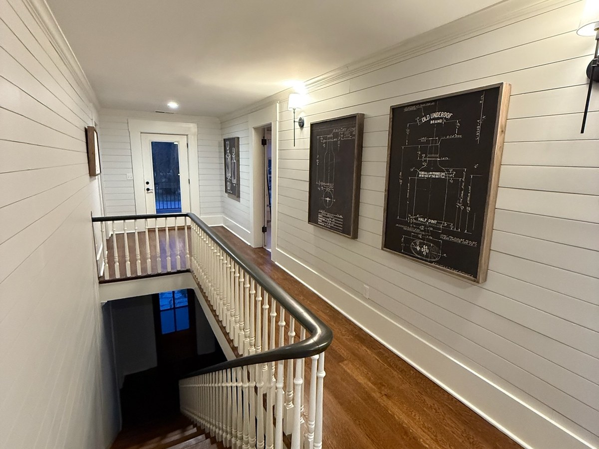 Hallway after