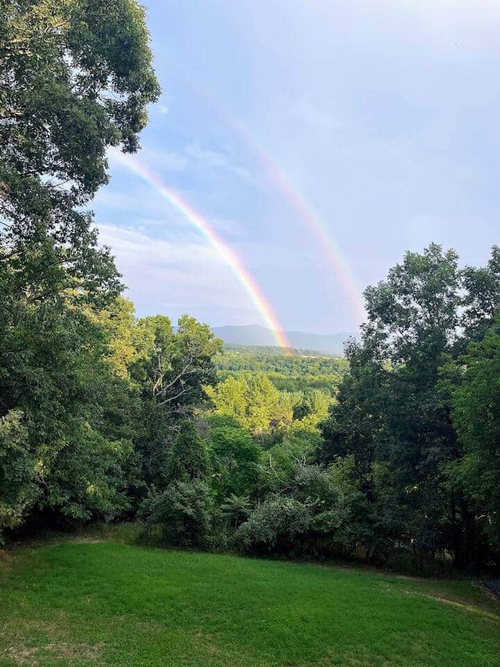 although our guest didn't find the pot of gold, they did capture this gorgeous view at Vista Grande although our guest didn't find the pot of gold, they did capture this gorgeous view at Vista Grande