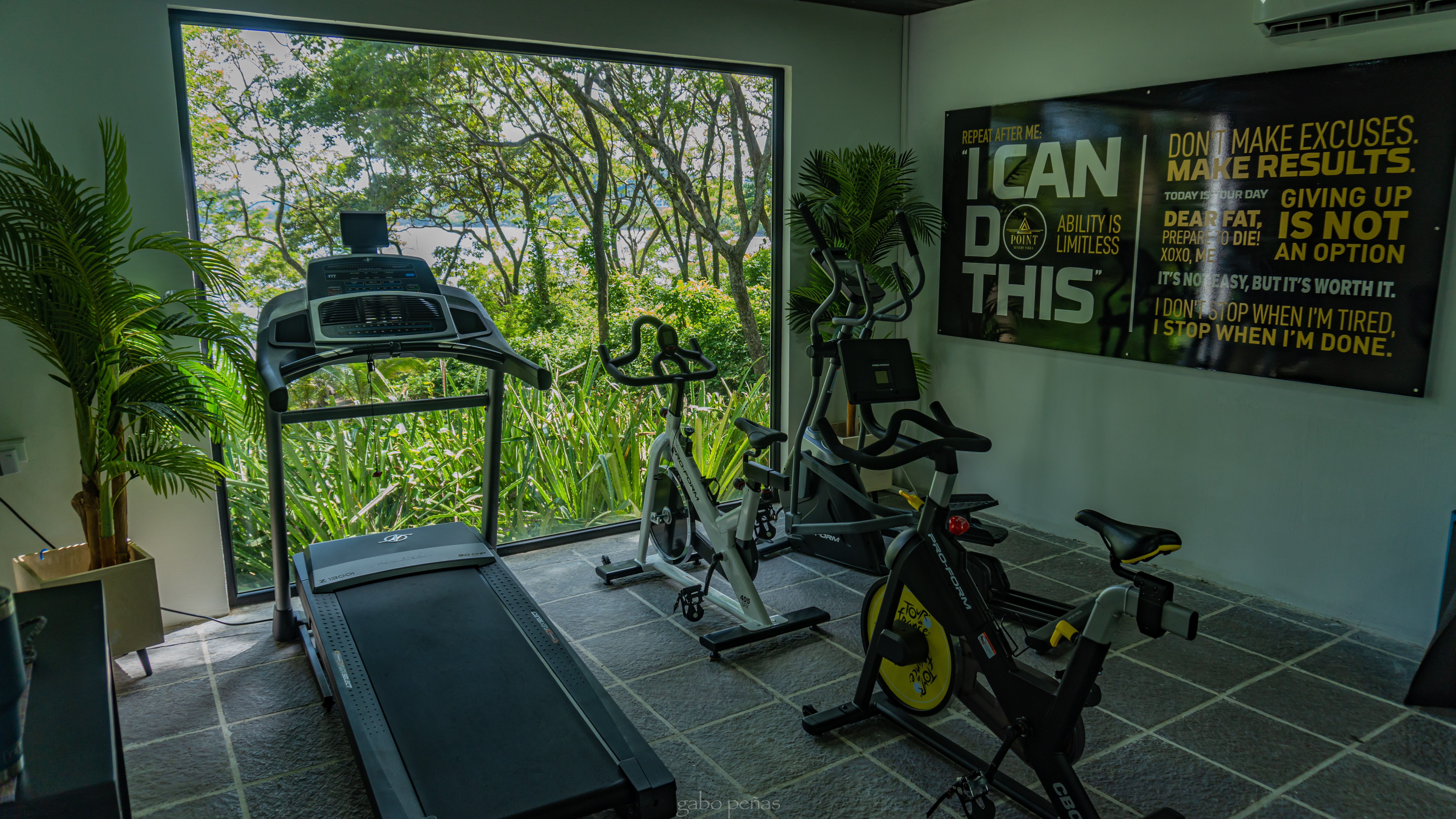 In home private gym.