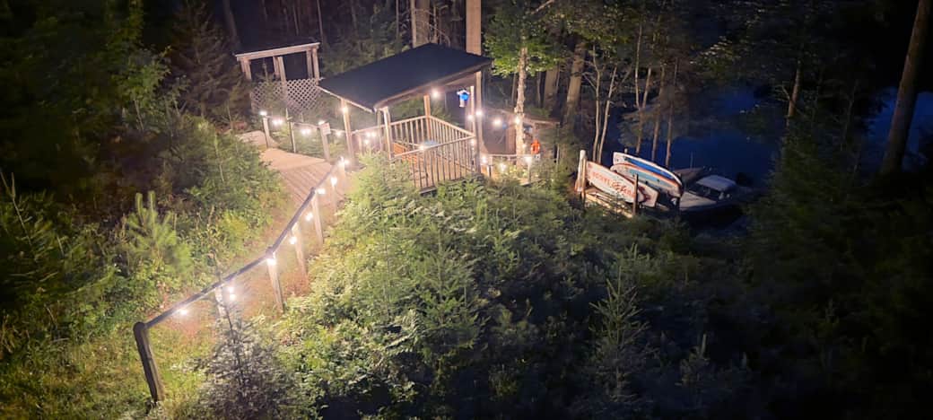 View of Dock From Back Deck