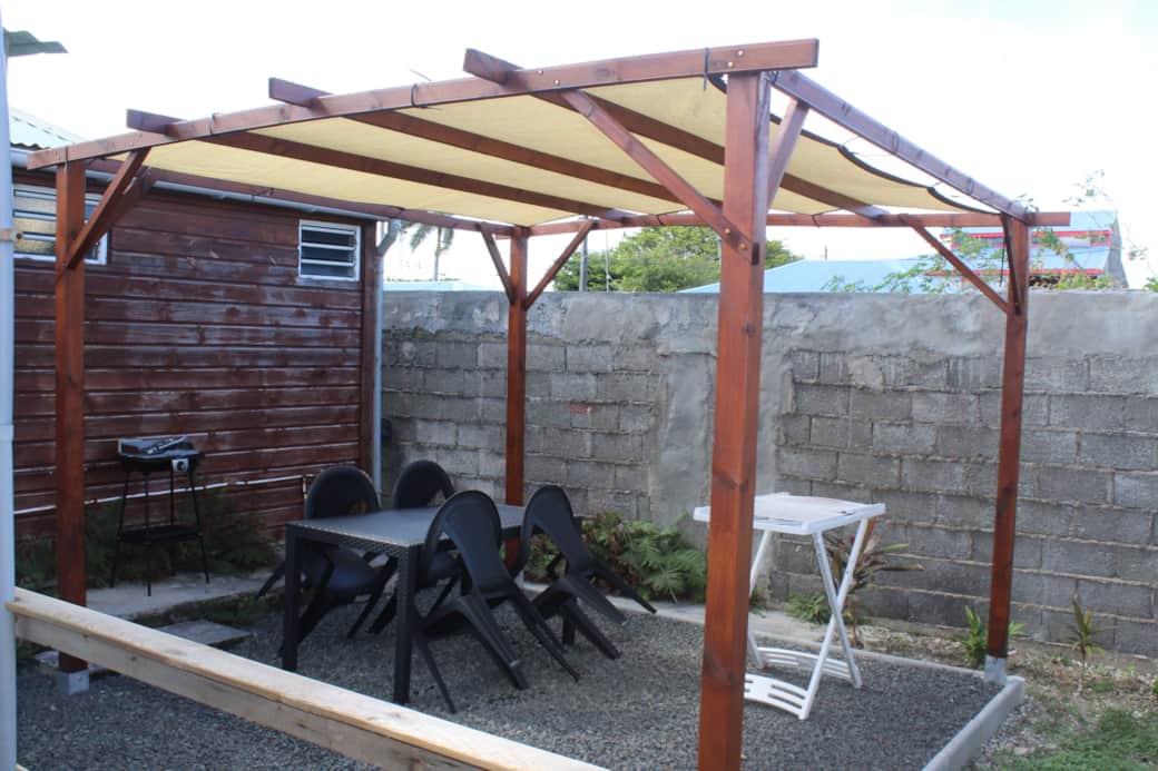 Wooden Kaz cour intérieure