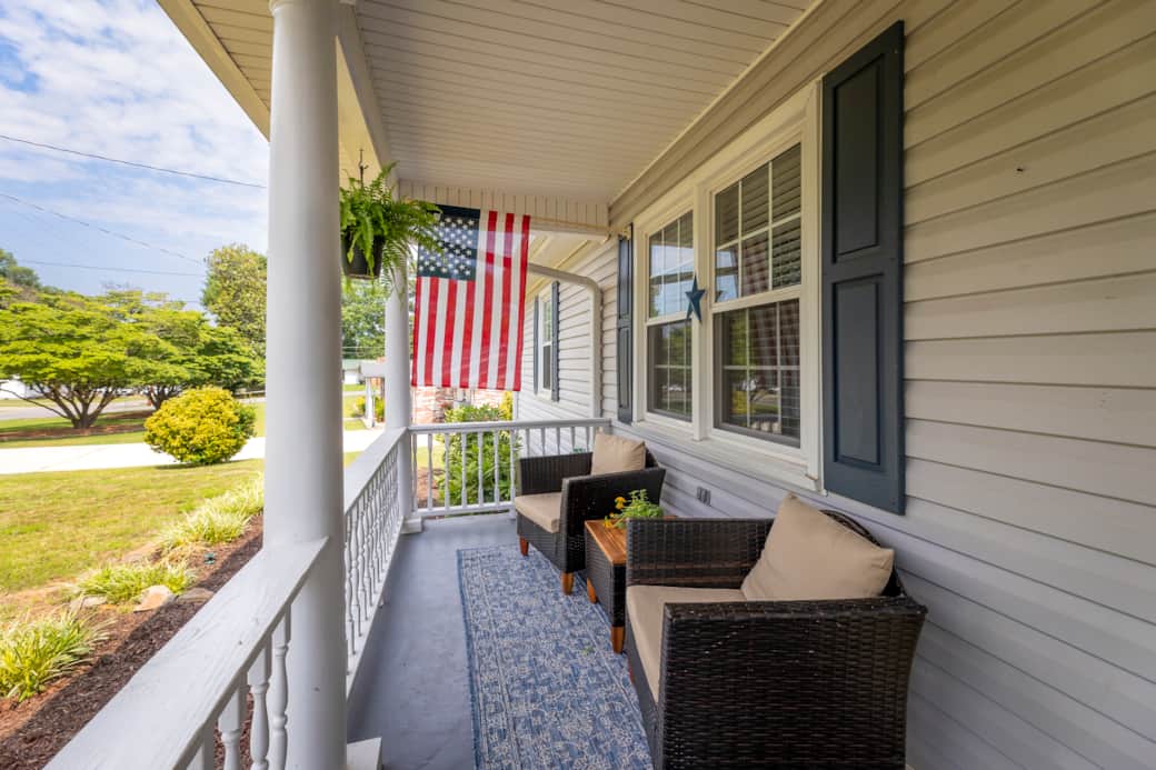 Peaceful Front Porch. Peaceful Front Porch.
