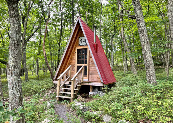 A-Frame cabin at Arts On Site