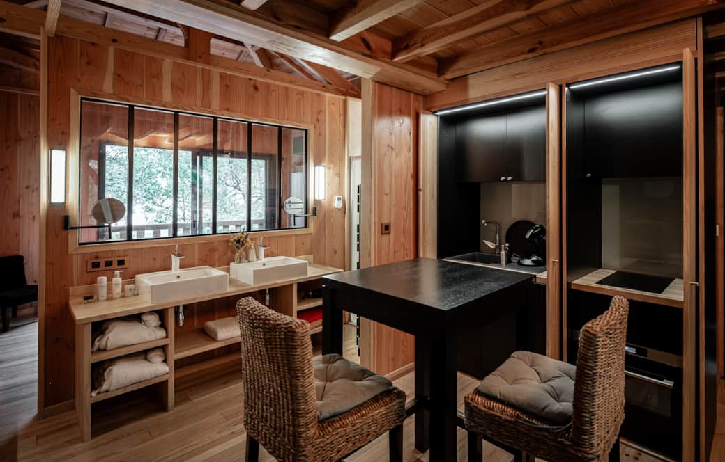 Pièce à vivre et cuisine