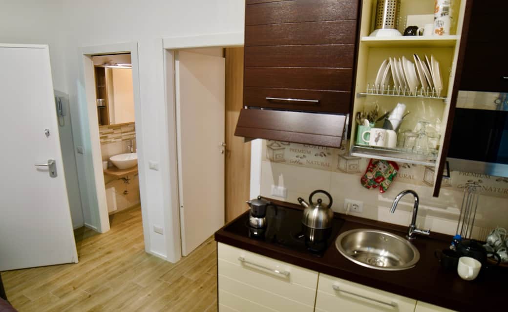 Living room - the kitchen
