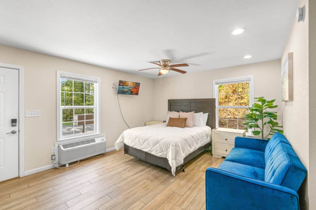 Queen bed