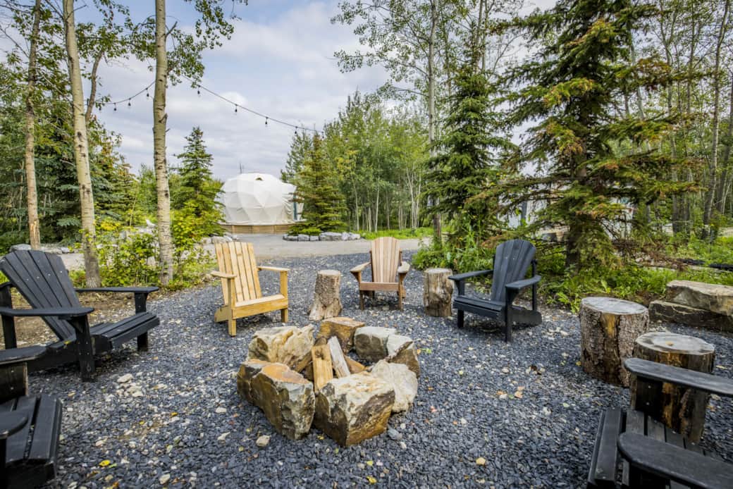 Communal Glamping Fire Pit Communal Glamping Fire Pit
