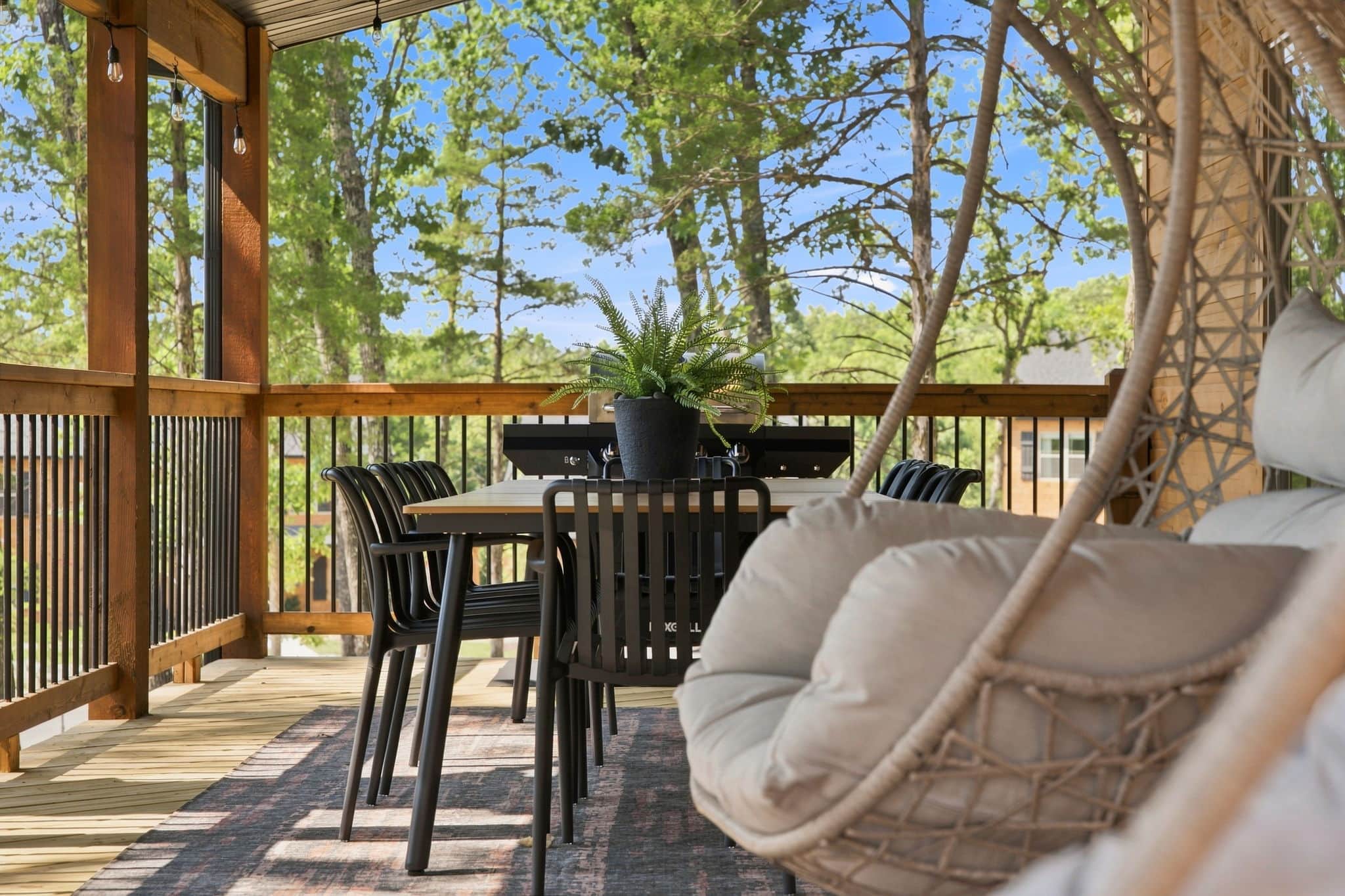 Dine or swing, relax either way
