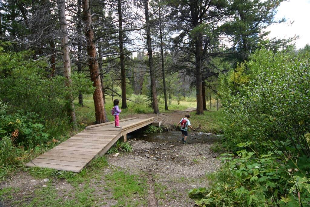 Bridge and Stream on Burro trail - about 400 yards from Townhome