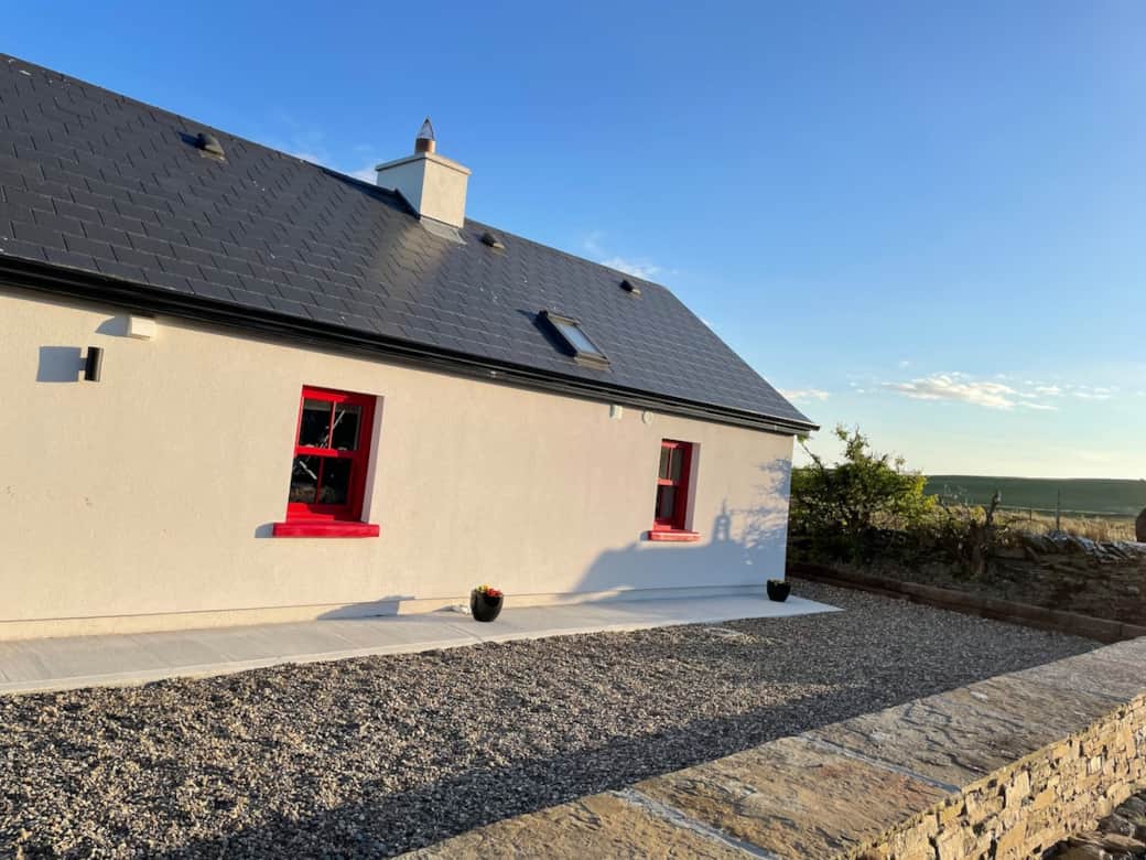 Back view of cottage
