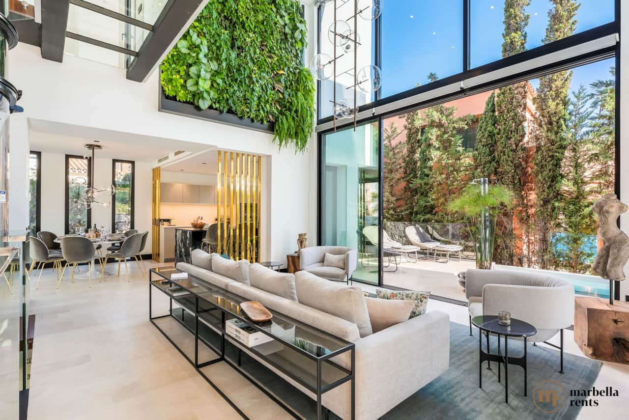 Natural light throughout the villa.