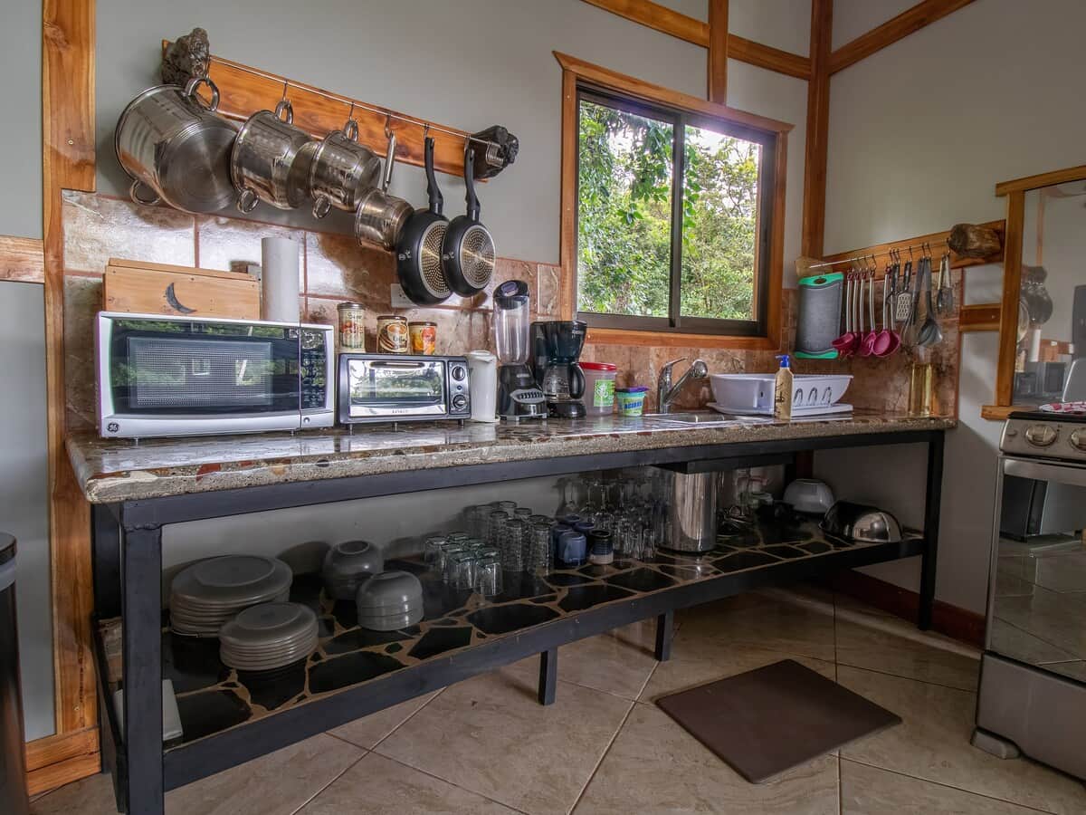 Fully equipped kitchen with modern appliances and everything you need to prepare your favorite meals