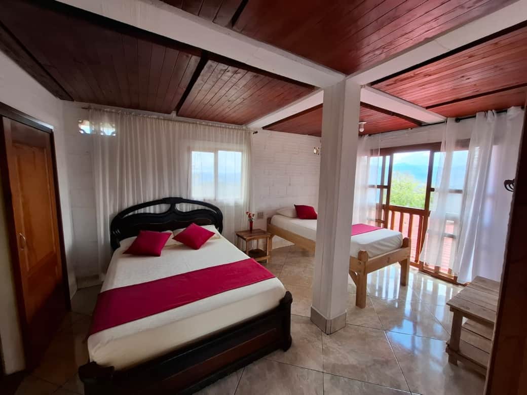 Comfortable queen room ideal for families or couples