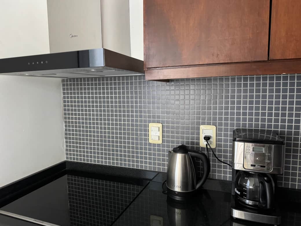 Cocina - Anafe con purificador de aire