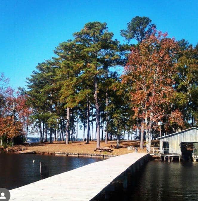 The Boathouse in the fall