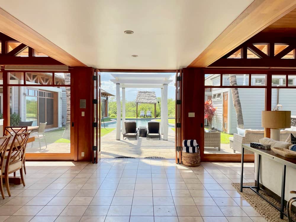View to backyard
