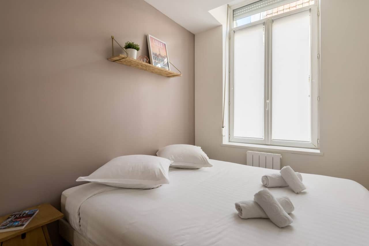 Comfortable bedroom.