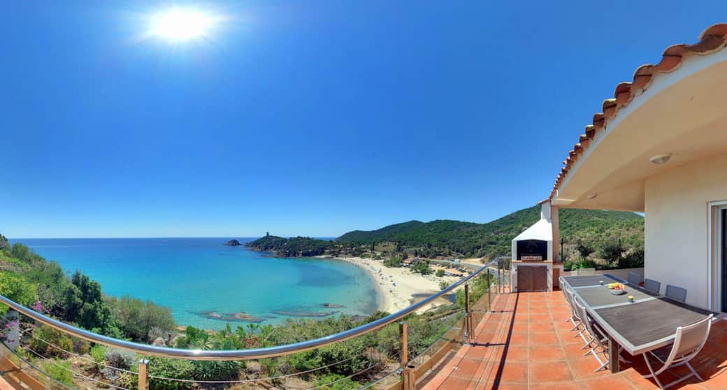 terrasse balcon villa fautea capo di stelle