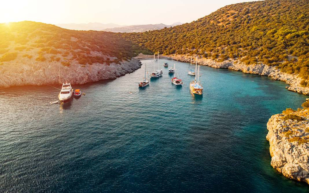 Golden Villa Bodrum Blick auf das Meer