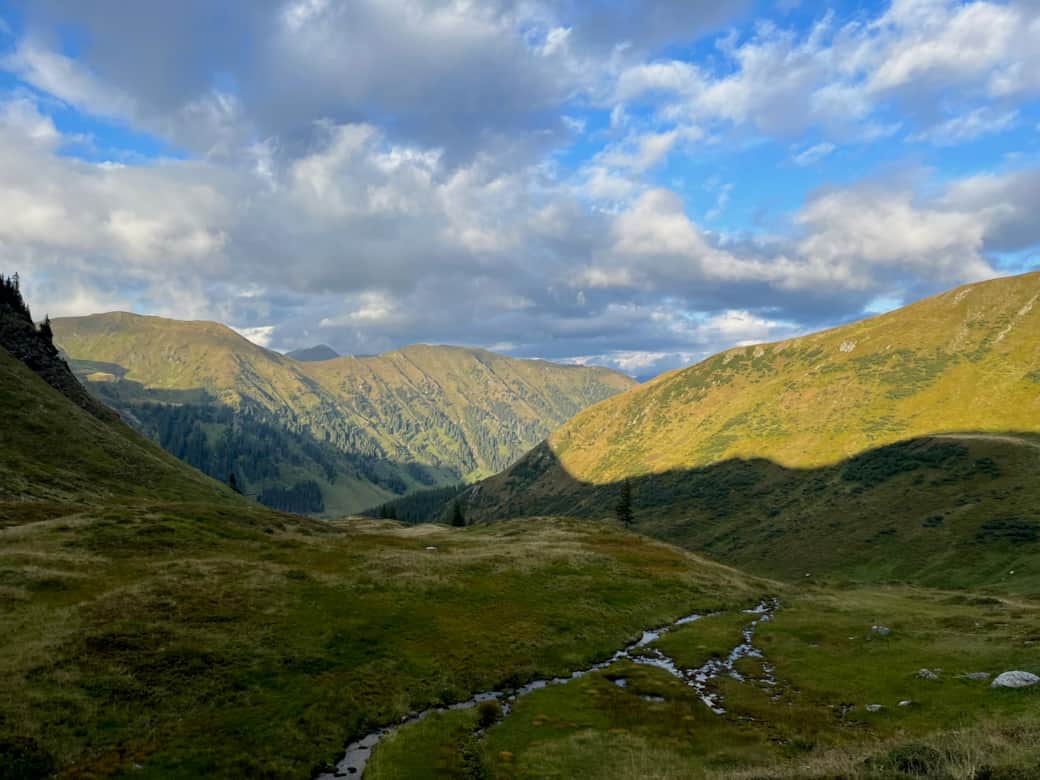 Idyllische Wanderungen vom Talschluss weg (3 Autominuten vom Almhaus entfernt).
