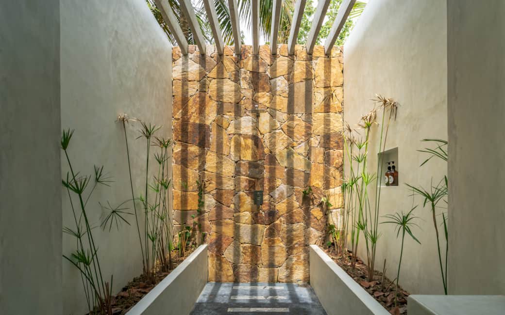 Your private outdoor shower.
