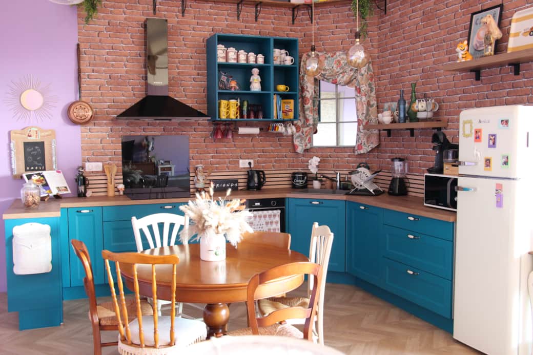 La cuisine - appartement décoré sur le thème de la série Friends La cuisine - appartement décoré sur le thème de la série Friends